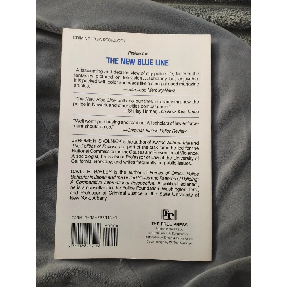 The New Blue Line: Police Innovation in Six American Cities Skolnick andt Bayley